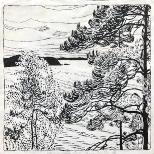 «Фінський пейзаж. Сайма шуміла», колекція Едуарда Димшиця